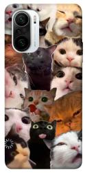 Чехол itsPrint Сats сollage для Xiaomi Redmi K40 / K40 Pro / K40 Pro+ / Poco F3