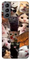 Чехол itsPrint Сats сollage для Samsung Galaxy S21 FE