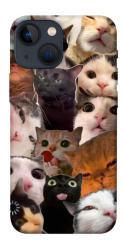 Чехол itsPrint Сats сollage для Apple iPhone 13 mini (5.4")
