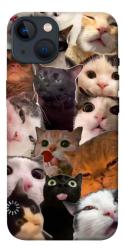 Чехол itsPrint Сats сollage для Apple iPhone 13 (6.1")