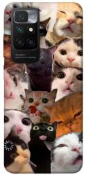 Чехол itsPrint Сats сollage для Xiaomi Redmi 10