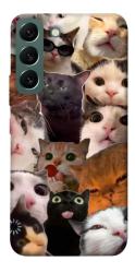 Чехол itsPrint Сats сollage для Samsung Galaxy S22