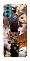 Чехол itsPrint Сats сollage для Motorola Moto G60