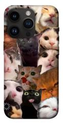 Чехол itsPrint Сats сollage для Apple iPhone 14 Pro (6.1")