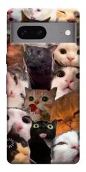 Чехол itsPrint Сats сollage для Google Pixel 7