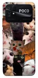 Чехол itsPrint Сats сollage для Xiaomi Poco C40