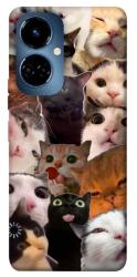 Чехол itsPrint Сats сollage для TECNO Camon 19 (CI6n) / 19 Pro (CI8n)