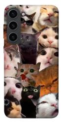 Чехол itsPrint Сats сollage для Samsung Galaxy S23
