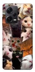 Чехол itsPrint Сats сollage для Xiaomi Redmi Note 12 Pro+ 5G