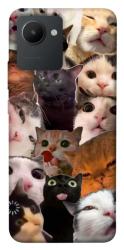 Чехол itsPrint Сats сollage для Realme C30s