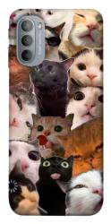 Чехол itsPrint Сats сollage для Motorola Moto G31