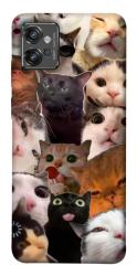 Чехол itsPrint Сats сollage для Motorola Moto G32