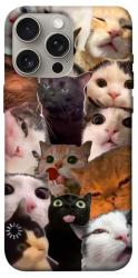 Чехол itsPrint Сats сollage для Apple iPhone 15 Pro Max (6.7")