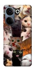 Чехол itsPrint Сats сollage для TECNO Camon 20 Pro (CK7n)