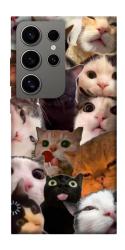 Чехол itsPrint Сats сollage для Samsung Galaxy S24 Ultra