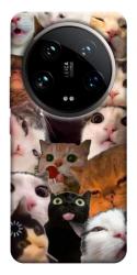 Чехол itsPrint Сats сollage для Xiaomi 14 Ultra