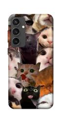 Чехол itsPrint Сats сollage для Samsung Galaxy S24 FE