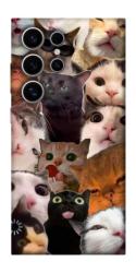 Чехол itsPrint Сats сollage для Samsung Galaxy S25 Ultra