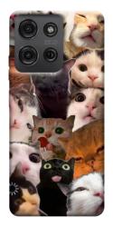 Чехол itsPrint Сats сollage для Motorola Moto G75 5G