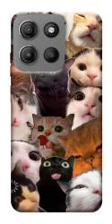 Чехол itsPrint Сats сollage для Motorola Moto G15 4G
