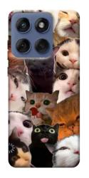 Чехол itsPrint Сats сollage для Motorola Edge 60 Fusion
