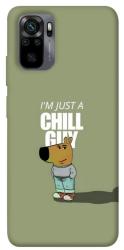 Чехол itsPrint Сhill Guy для Xiaomi Redmi Note 10 / Note 10s