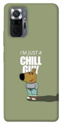 Чехол itsPrint Сhill Guy для Xiaomi Redmi Note 10 Pro