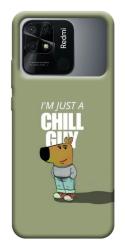 Чехол itsPrint Сhill Guy для Xiaomi Redmi 10C