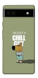 Чехол itsPrint Сhill Guy для Google Pixel 6a