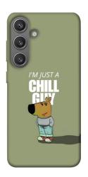 Чехол itsPrint Сhill Guy для Samsung Galaxy S24