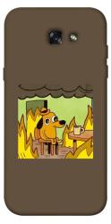 Чехол itsPrint Dog in the fire для Samsung A720 Galaxy A7 (2017)