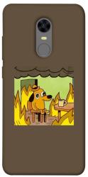 Чехол itsPrint Dog in the fire для Xiaomi Redmi 5 Plus / Redmi Note 5 (Single Camera)