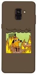 Чехол itsPrint Dog in the fire для Samsung A530 Galaxy A8 (2018)