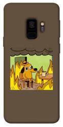 Чехол itsPrint Dog in the fire для Samsung Galaxy S9