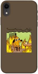 Чехол itsPrint Dog in the fire для Apple iPhone XR (6.1")