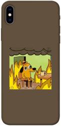 Чехол itsPrint Dog in the fire для Apple iPhone XS Max (6.5")