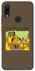 Чехол itsPrint Dog in the fire для Xiaomi Redmi Note 7 / Note 7 Pro / Note 7s