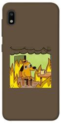 Чехол itsPrint Dog in the fire для Samsung Galaxy A10 (A105F)