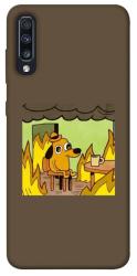 Чехол itsPrint Dog in the fire для Samsung Galaxy A70 (A705F)