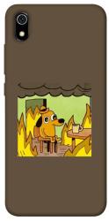 Чехол itsPrint Dog in the fire для Xiaomi Redmi 7A