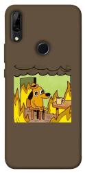 Чехол itsPrint Dog in the fire для Huawei P Smart Z