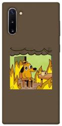 Чехол itsPrint Dog in the fire для Samsung Galaxy Note 10