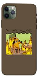 Чехол itsPrint Dog in the fire для Apple iPhone 11 Pro Max (6.5")