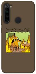 Чехол itsPrint Dog in the fire для Xiaomi Redmi Note 8