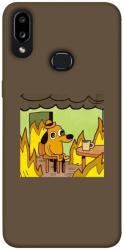 Чехол itsPrint Dog in the fire для Samsung Galaxy A10s