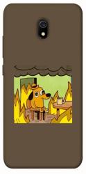 Чехол itsPrint Dog in the fire для Xiaomi Redmi 8a