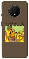 Чехол itsPrint Dog in the fire для OnePlus 7T