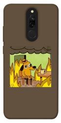 Чехол itsPrint Dog in the fire для Xiaomi Redmi 8