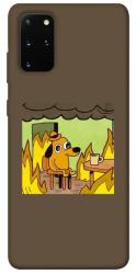 Чехол itsPrint Dog in the fire для Samsung Galaxy S20+