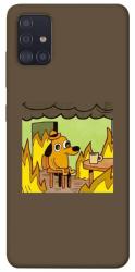 Чехол itsPrint Dog in the fire для Samsung Galaxy A51